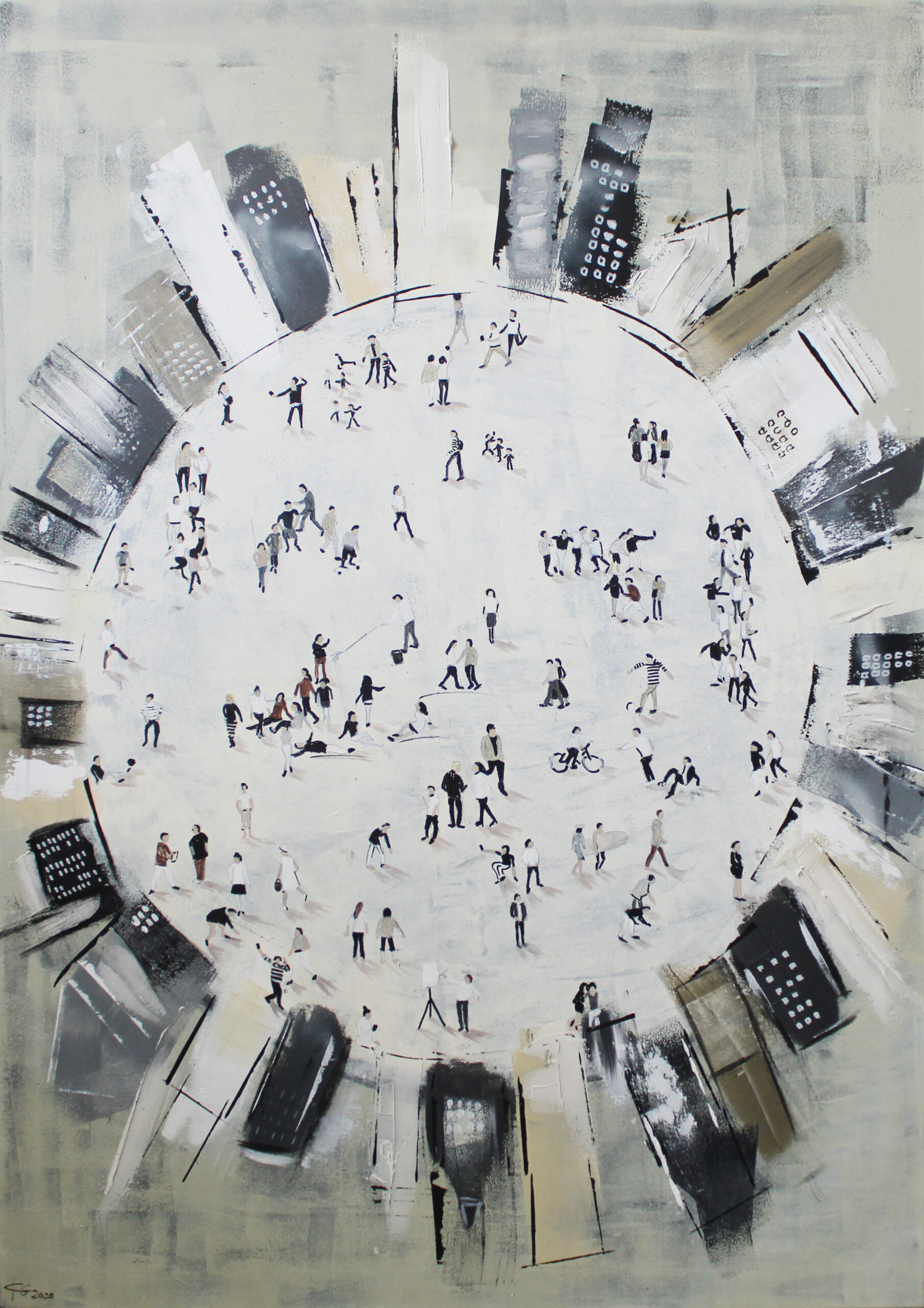 Kunstdruck "Stress & The City"