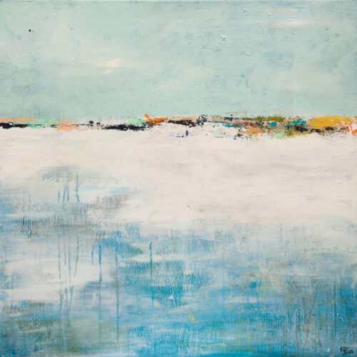 Kunstdruck "Winter am Meer"