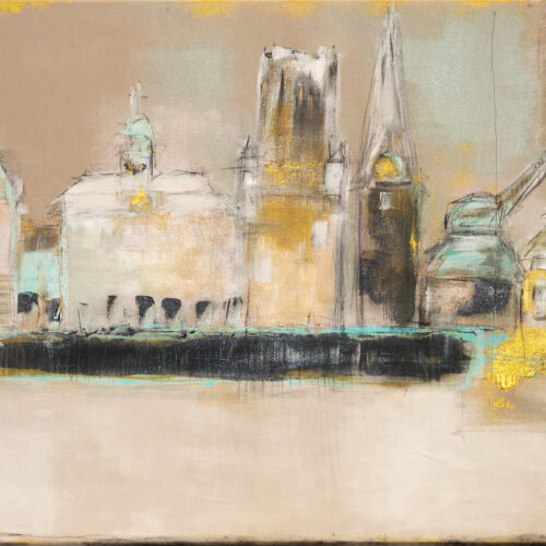 Kunstdruck "Lovely Lüneburg - Winterlicher Spaziergang"