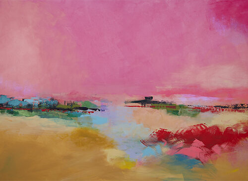 Kunstdruck "Weg zum Strand"