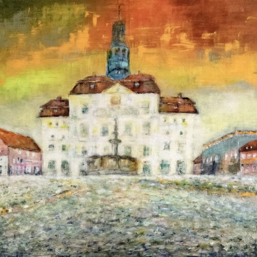 Kunstdruck "Marktplatz Lüneburg"