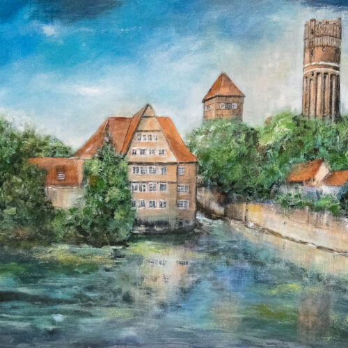 Kunstdruck "Ratsmühle Lüneburg"
