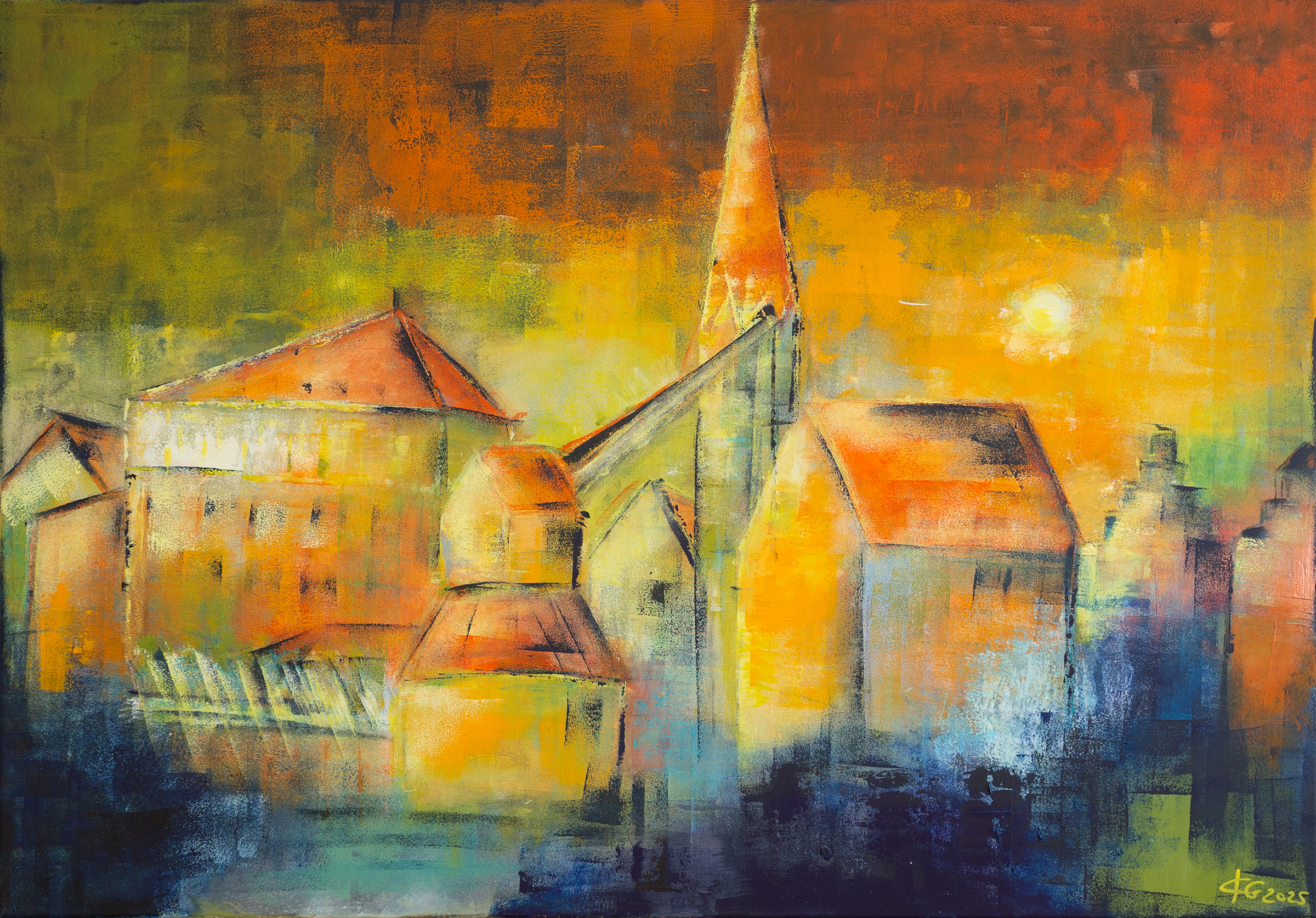 Kunstdruck Luna