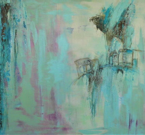Kunstdruck Wasser - Lüneburg - Bergström von Karin Greife