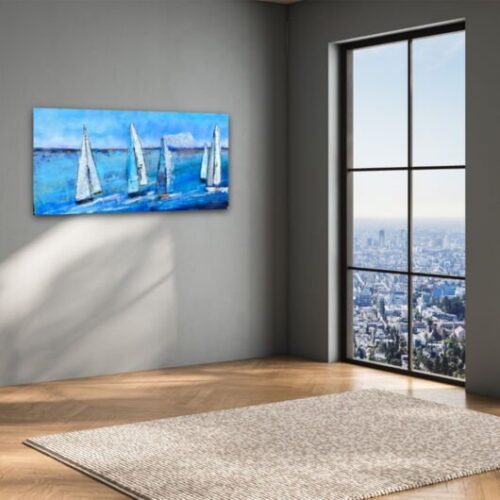Kunstdruck "Alstersegeln" - Ansicht 1