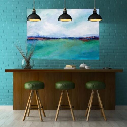 Kunstdruck "Am Meer sein" - Ansicht 1