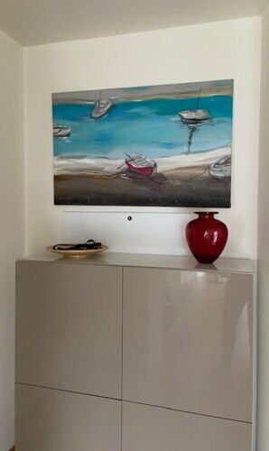 Kunstdruck "Am Seeufer" - Ansicht 1