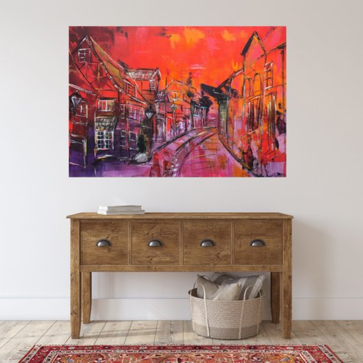 Kunstdruck "Auf dem Meere Lüneburg" - Ansicht 1