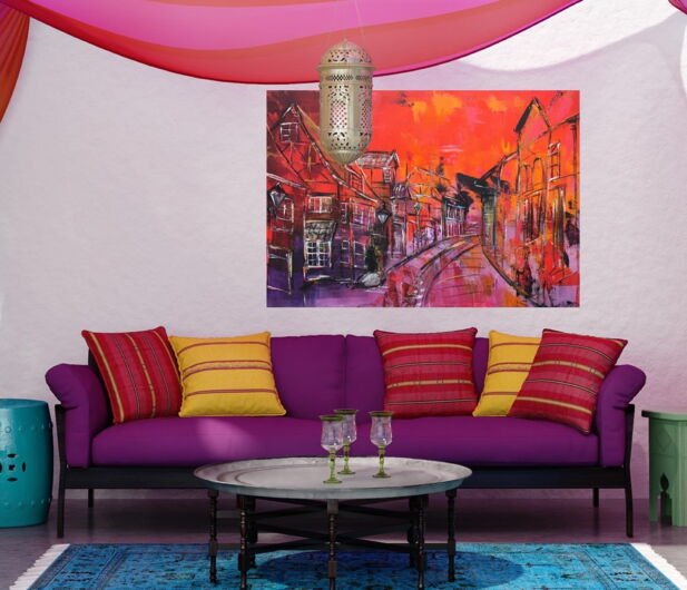 Kunstdruck "Auf dem Meere Lüneburg" - Ansicht 4