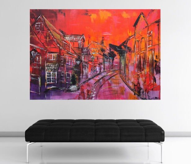 Kunstdruck "Auf dem Meere Lüneburg" - Ansicht 7