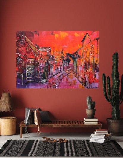 Kunstdruck "Auf dem Meere Lüneburg" - Ansicht 9