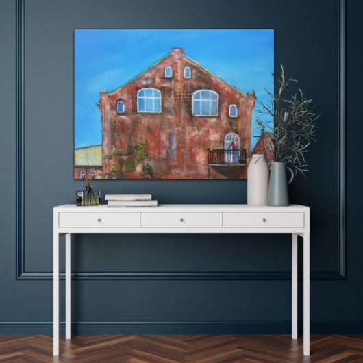 Kunstdruck "Balkonwetter - Himmel über Lüneburg" - Ansicht 2