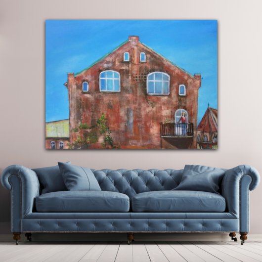 Kunstdruck "Balkonwetter - Himmel über Lüneburg" - Ansicht 3