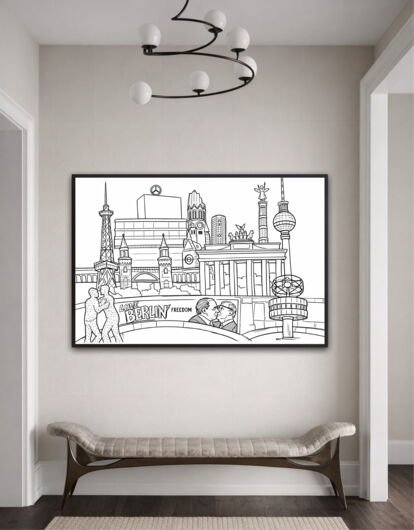 Kunstdruck "Love Berlin" - Ansicht 1
