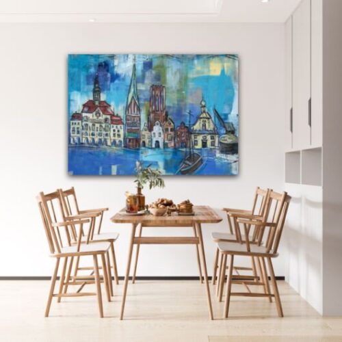 Kunstdruck "BIP Lüneburg mit Boot" - Ansicht 1