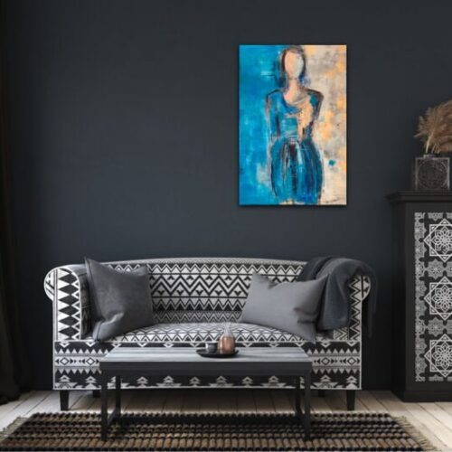Kunstdruck "Blue Line " - Ansicht 1