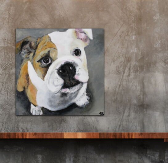 Kunstdruck "Bulldogge" - Ansicht 2