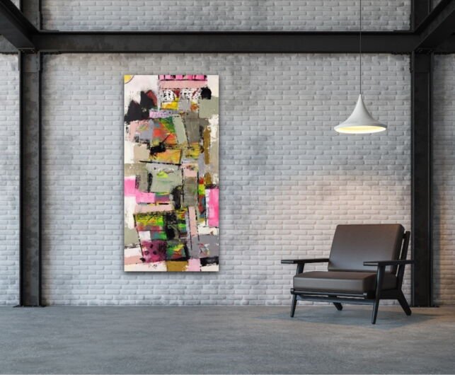 Kunstdruck "City Life Lüneburg" - Ansicht 1