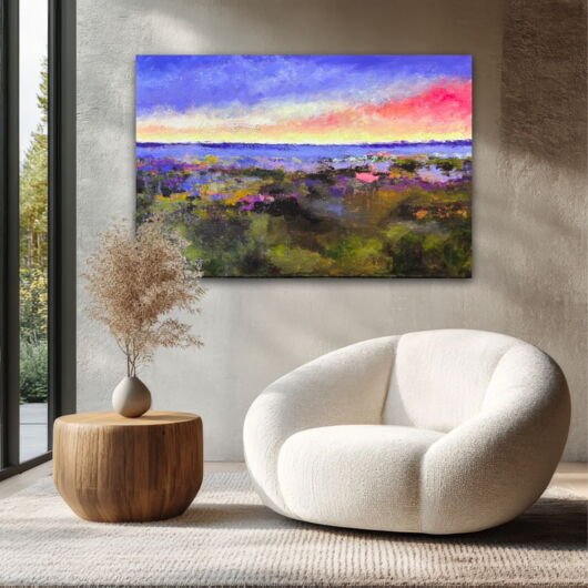 Kunstdruck "Die Heide blüht" - Ansicht 2