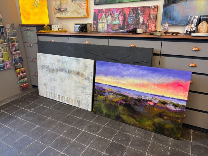 Kunstdruck "Die Heide blüht" - Ansicht 3
