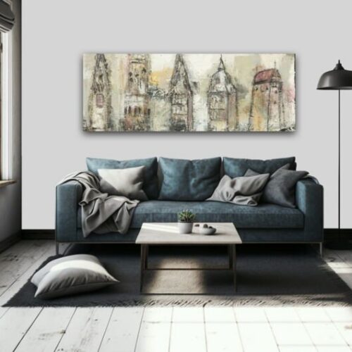 Kunstdruck "Five Friends in Lüneburg" - Ansicht 1