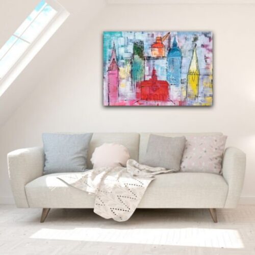 Kunstdruck "Frühling in Lüneburg" - Ansicht 1