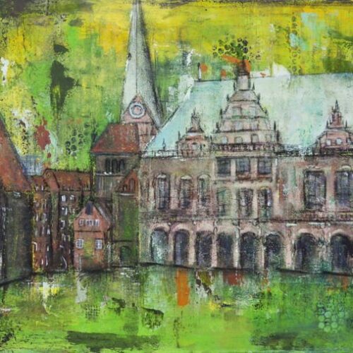 Kunstdruck "Hansestadt Bremen Rathaus" - Ansicht 1
