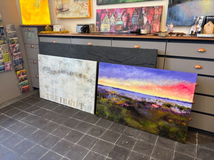 Kunstdruck "Die Heide blüht" - Ansicht 4