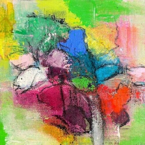 4 quadratische Motive als Mini-Drucke & 4 Kunstpostkarten im Paket 11 - Ansicht 1