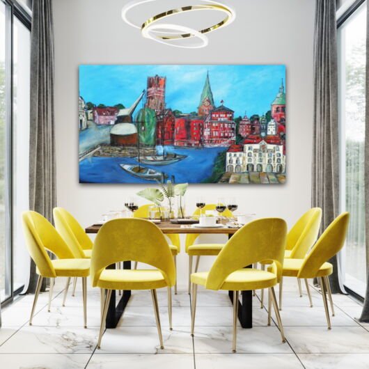 Kunstdruck "Kleiner Stadtrundgang Lüneburg" - Ansicht 2