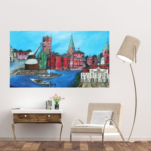 Kunstdruck "Kleiner Stadtrundgang Lüneburg" - Ansicht 4
