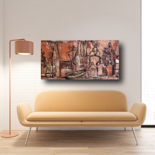 Kunstdruck "Kupferdächer" - Ansicht 3