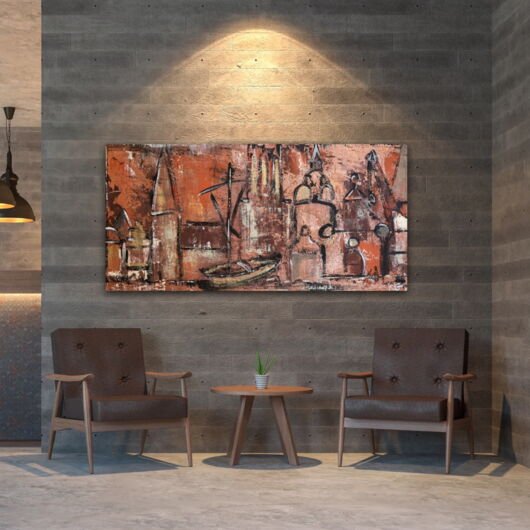 Kunstdruck "Kupferdächer" - Ansicht 4