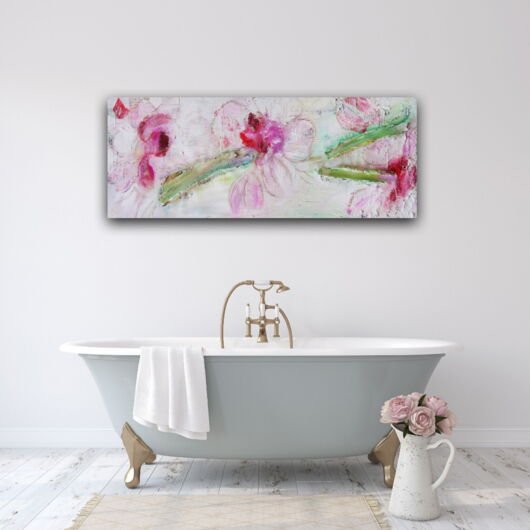 Kunstdruck "Lilien abstrakt" - Ansicht 2
