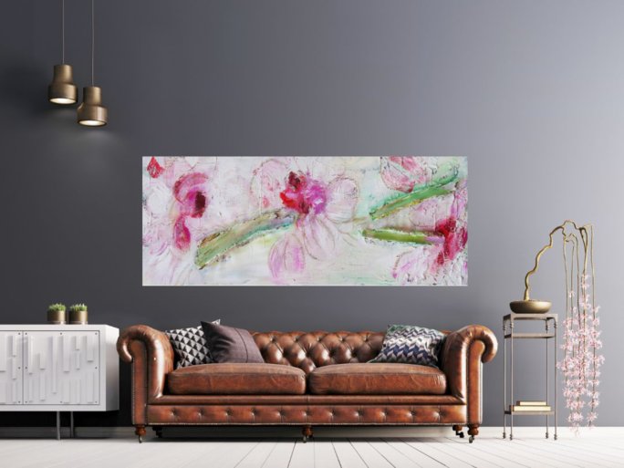 Kunstdruck "Lilien abstrakt" - Ansicht 4