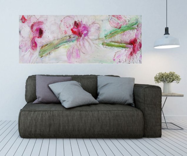 Kunstdruck "Lilien abstrakt" - Ansicht 5