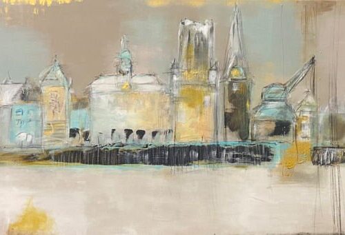 Kunstdruck "Lovely Lüneburg - Winterlicher Spaziergang" - Ansicht 1
