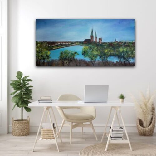 Kunstdruck "Lüne-Türme" - Ansicht 1