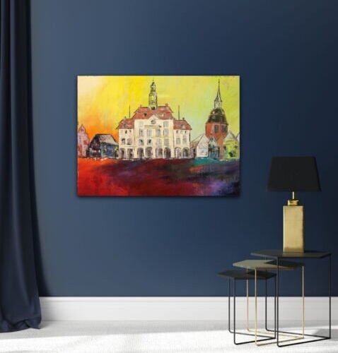 Kunstdruck "Lüneburg Rathaus Am Markt" - Ansicht 1