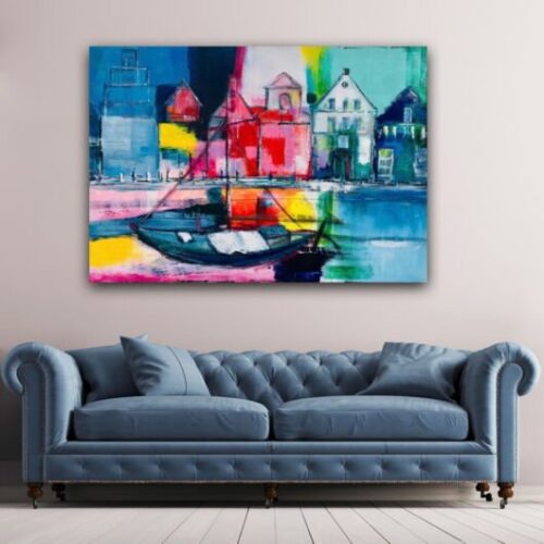 Kunstdruck "Lüneburg-Boot" - Ansicht 1