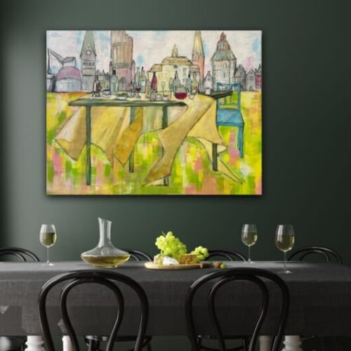 Kunstdruck "Lüneburg - Ein Frühlingsfest" - Ansicht 1