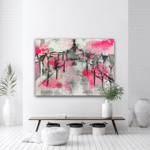 Kunstdruck "Lüneburg Rosarot" - Ansicht 1