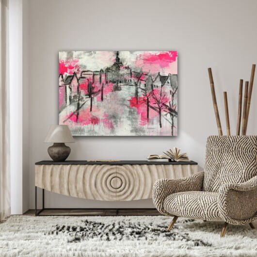 Kunstdruck "Lüneburg Rosarot" - Ansicht 2