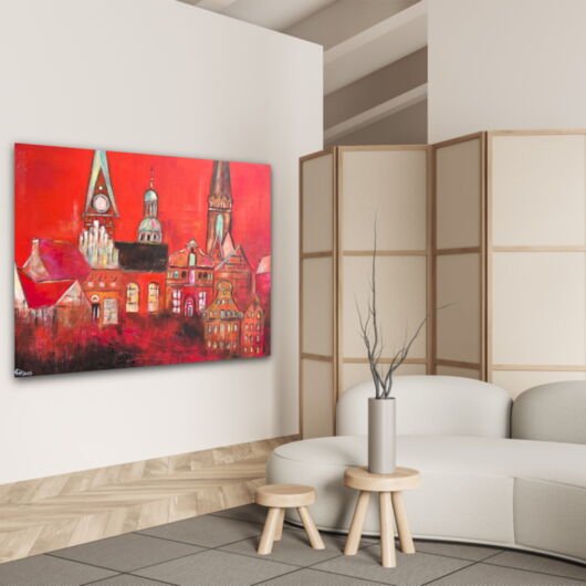 Kunstdruck "Lüneburg Sonnenuntergang" - Ansicht 9