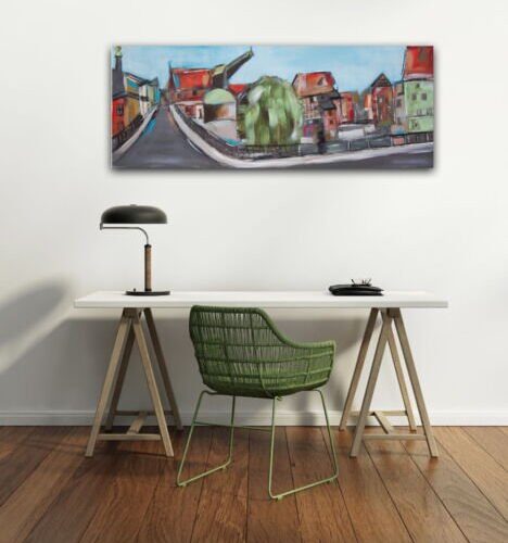 Kunstdruck "Lüneburg Stint 20er Jahre" - Ansicht 1
