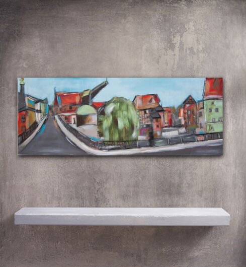 Kunstdruck "Lüneburg Stint 20er Jahre" - Ansicht 2