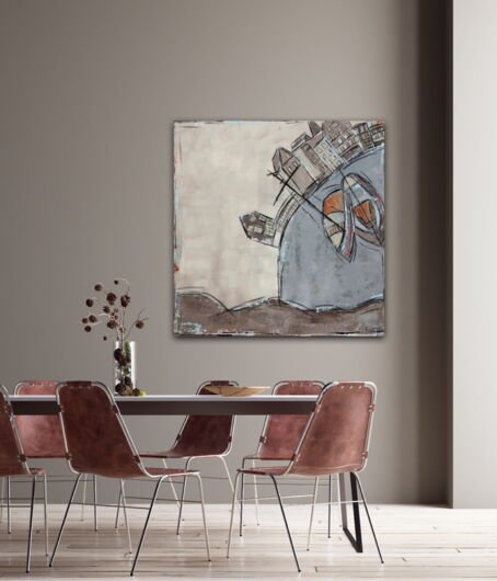 Kunstdruck "Lüneburg Stint grau" - Ansicht 3