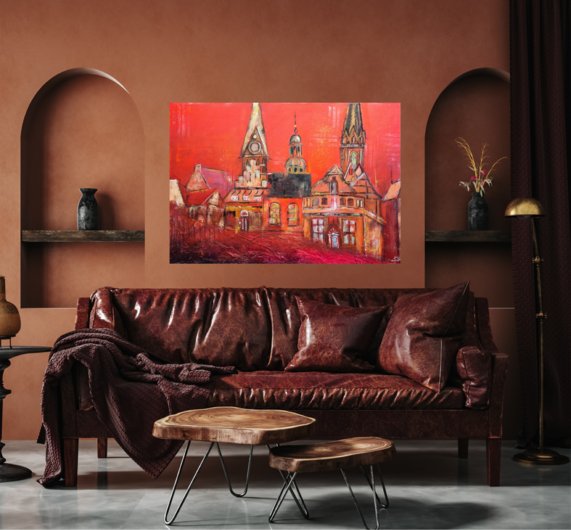 Kunstdruck "Lüneburg Sundowner" - Ansicht 4