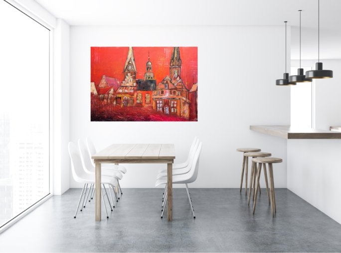 Kunstdruck "Lüneburg Sundowner" - Ansicht 9