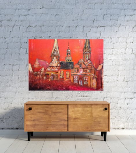 Kunstdruck "Lüneburg Sundowner" - Ansicht 10